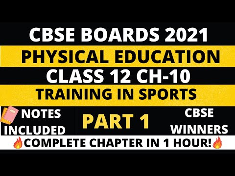 Training in Sports · Class 12, in Hindi